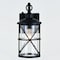 Vaxcel Adams 1 Light Black Dusk to Dawn Outdoor Wall Lantern Clear Glass T0633 - alternate 9
